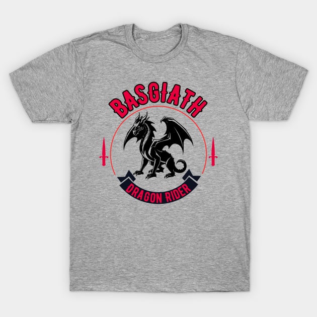 Basgiath Dragon Rider Red T-Shirt by capesandrollerskates 